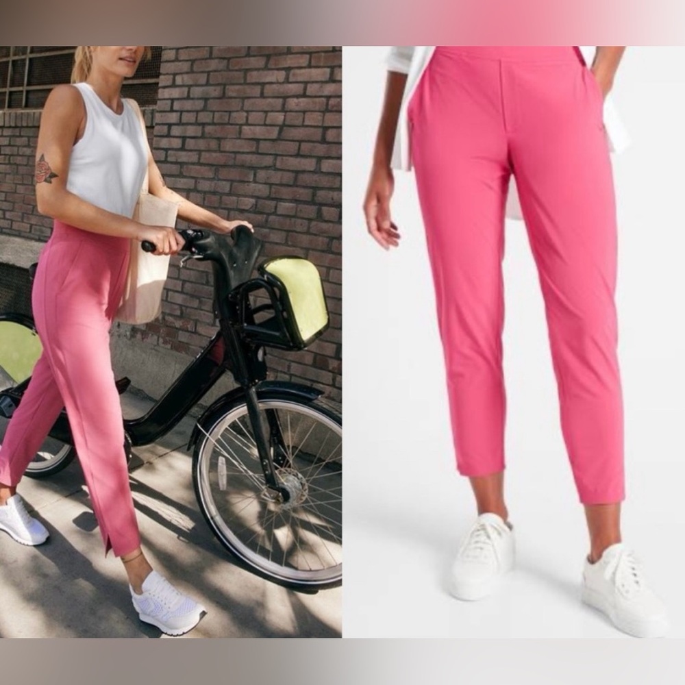 Athleta Pink Ankle Pants
